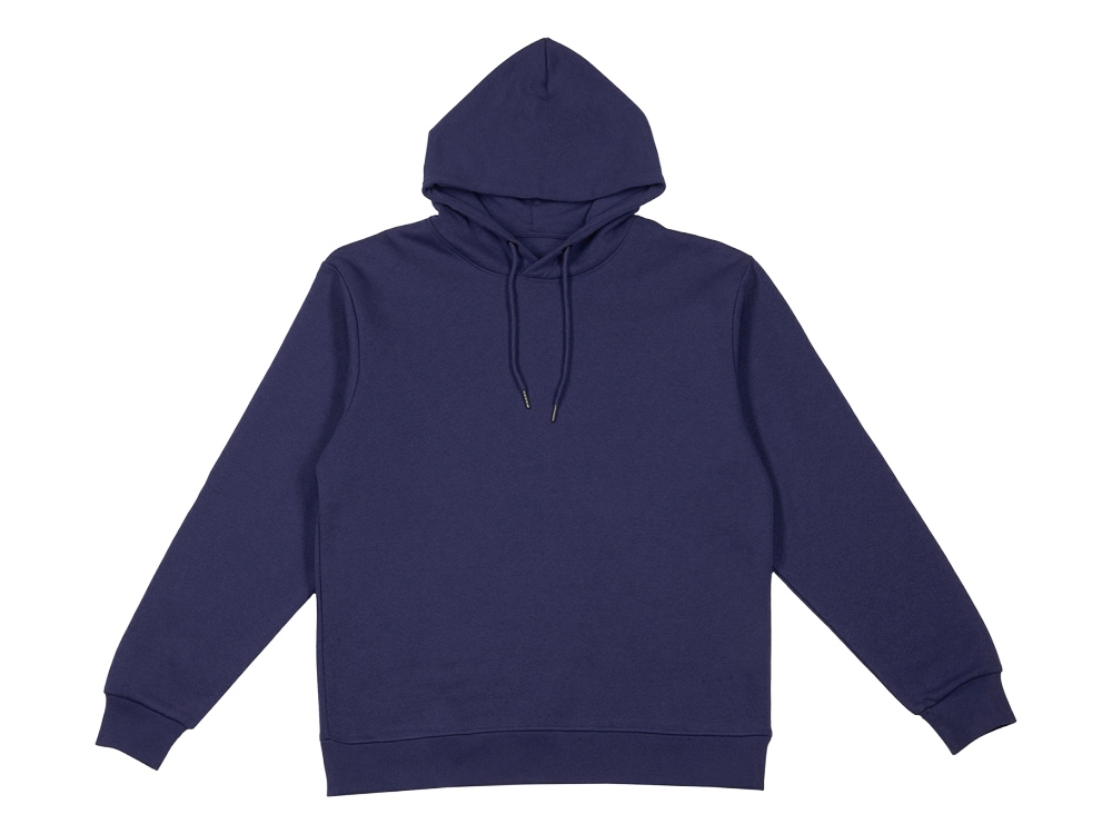 Толстовка с капюшоном оверсайз Lisbon унисекс, темно-синий-16