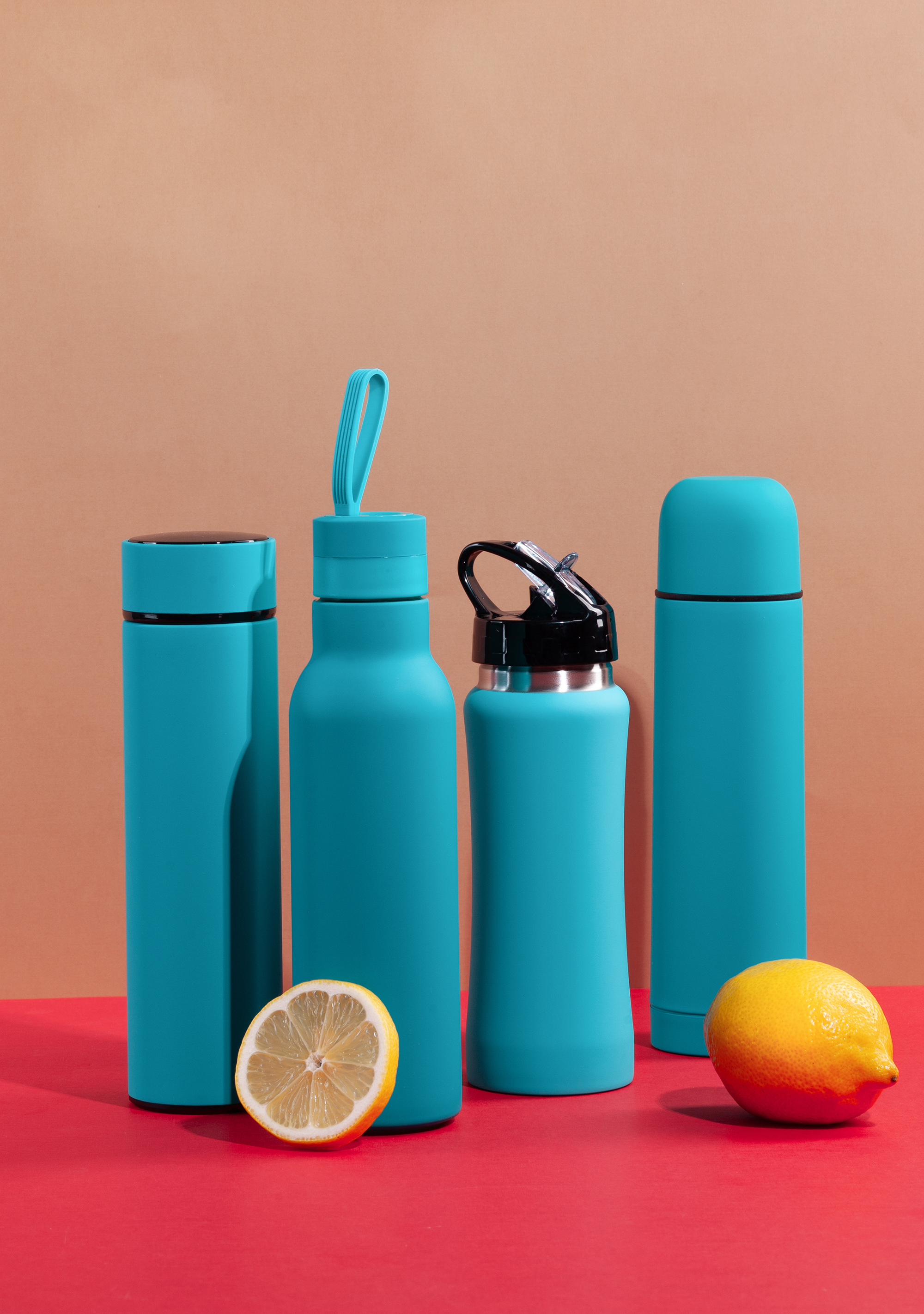 Бутылка для воды "Фитнес" 700 мл, покрытие soft touch-6