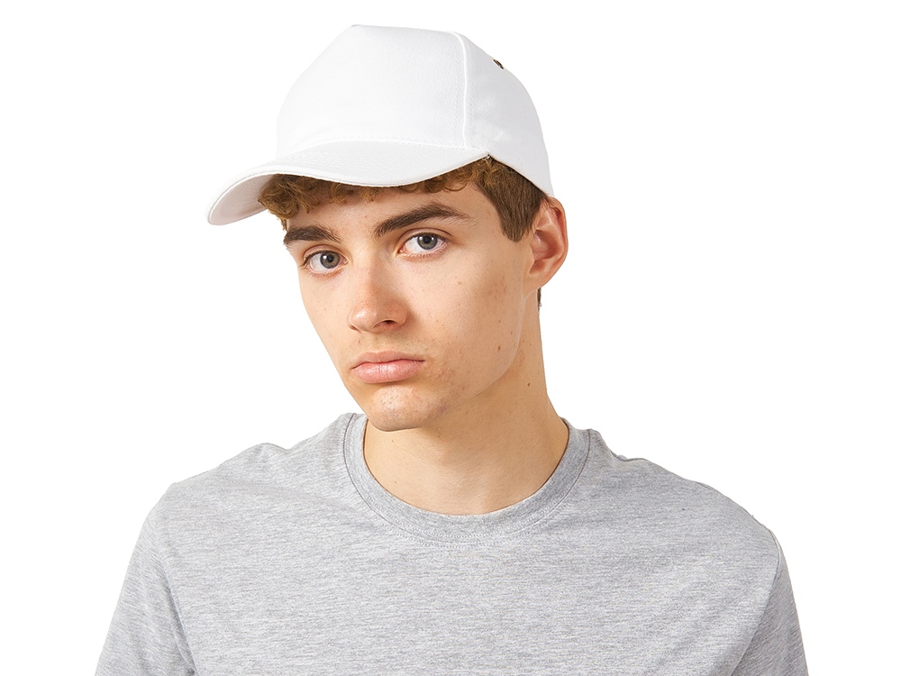 Бейсболка New York 5-ти панельная, белый-1