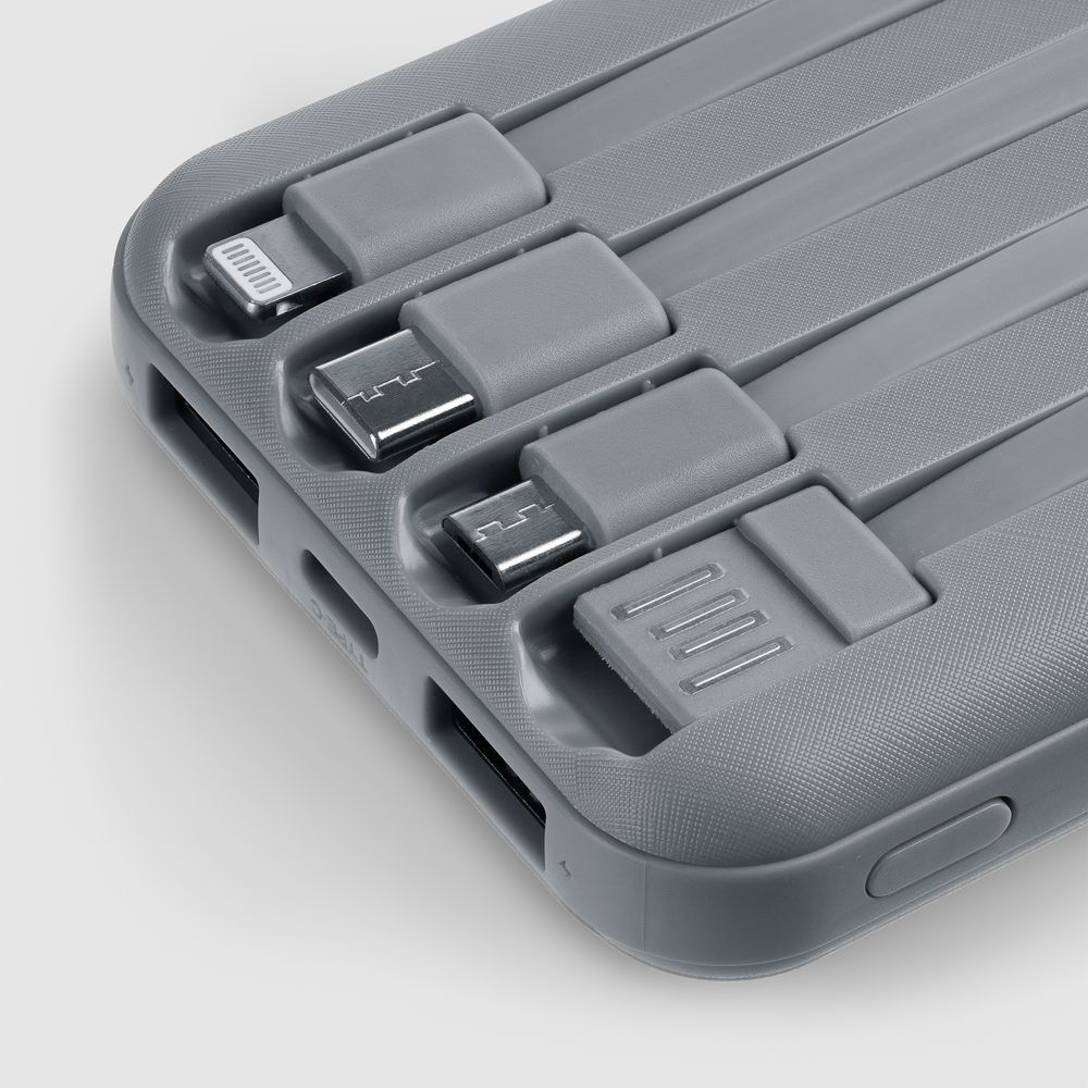 Аккумулятор Omni Qi 10000 мАч, ver.2, серый-2