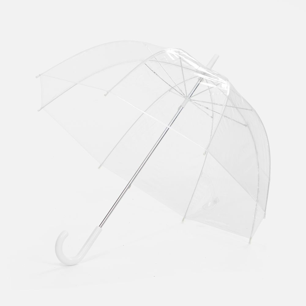 Прозрачный зонт-трость Clear-1