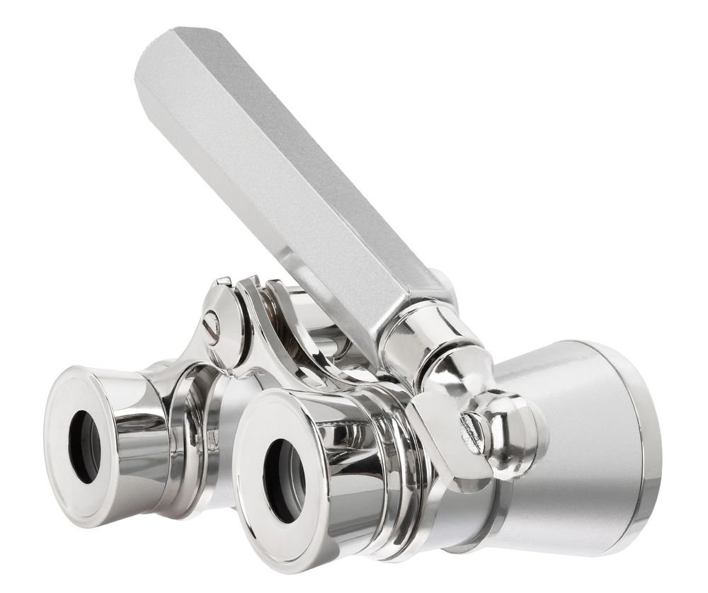 Театральный бинокль-лорнет Broadway 325E, серебристый-2