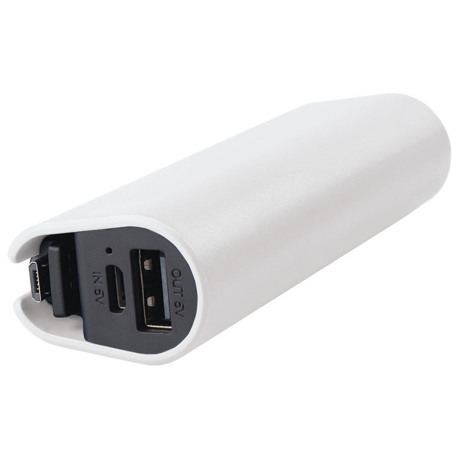 Универсальное зарядное устройство "Cute" (2200mAh), белый-0