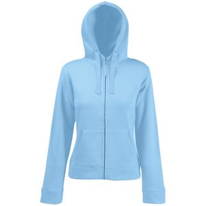 Толстовка женская "Lady-Fit Hooded Sweat Jacket", голубой-0