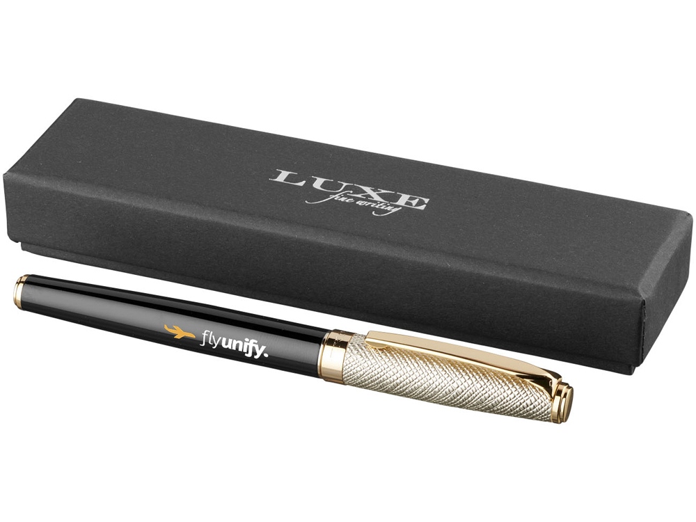 Шариковая ручка Dore, черный/золотистый-5