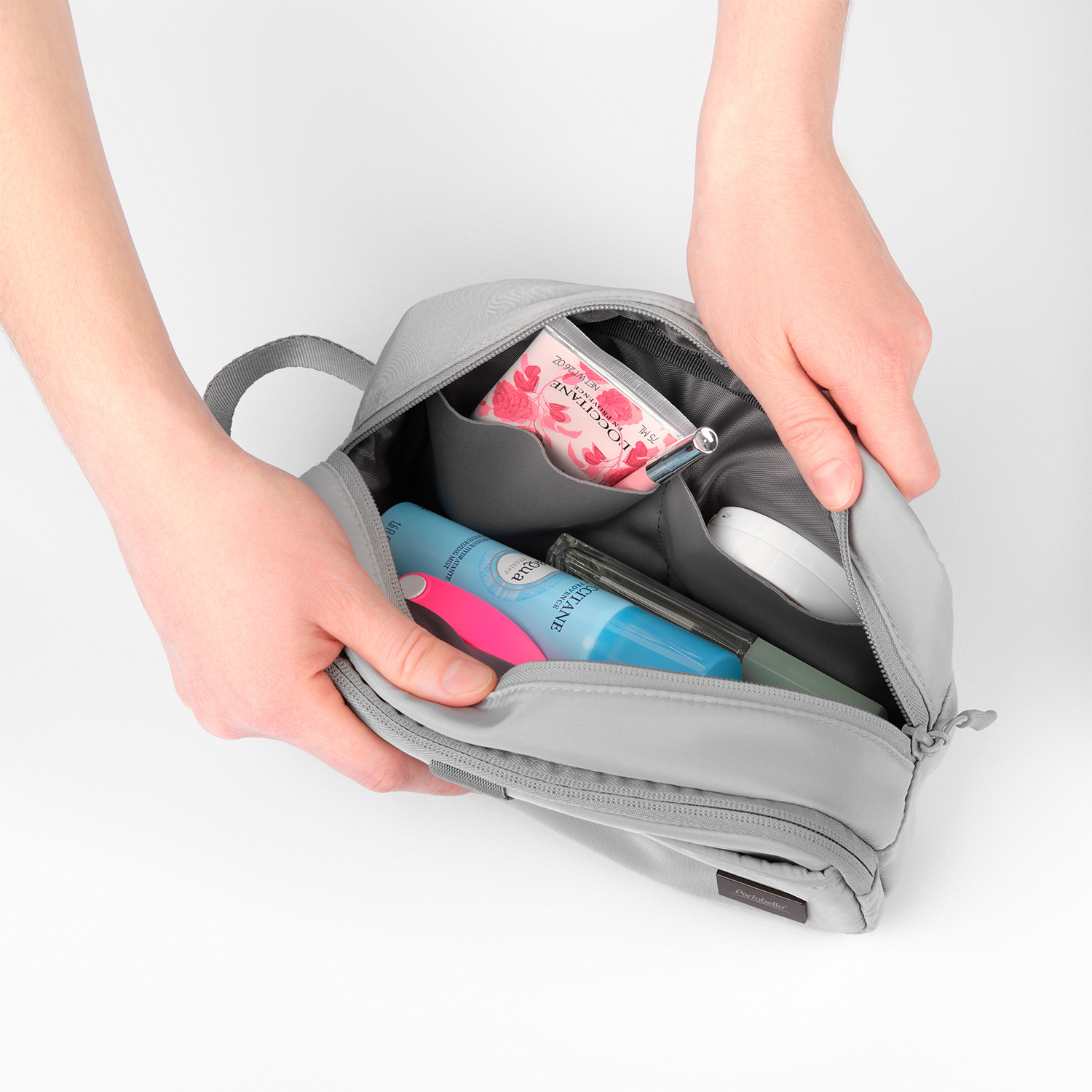 Дорожная косметичка Бостон (Boston), серая-3