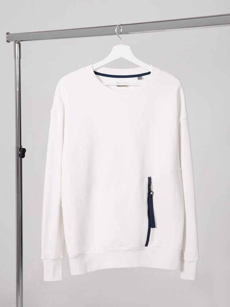 Свитшот унисекс Kosmos 2.0, кремовый-0