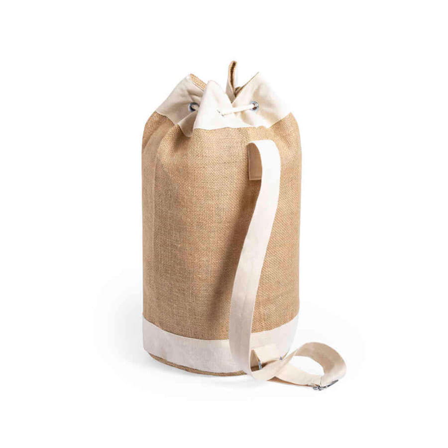 Рюкзак LOPSO, джут/хлопок, бежевый-2