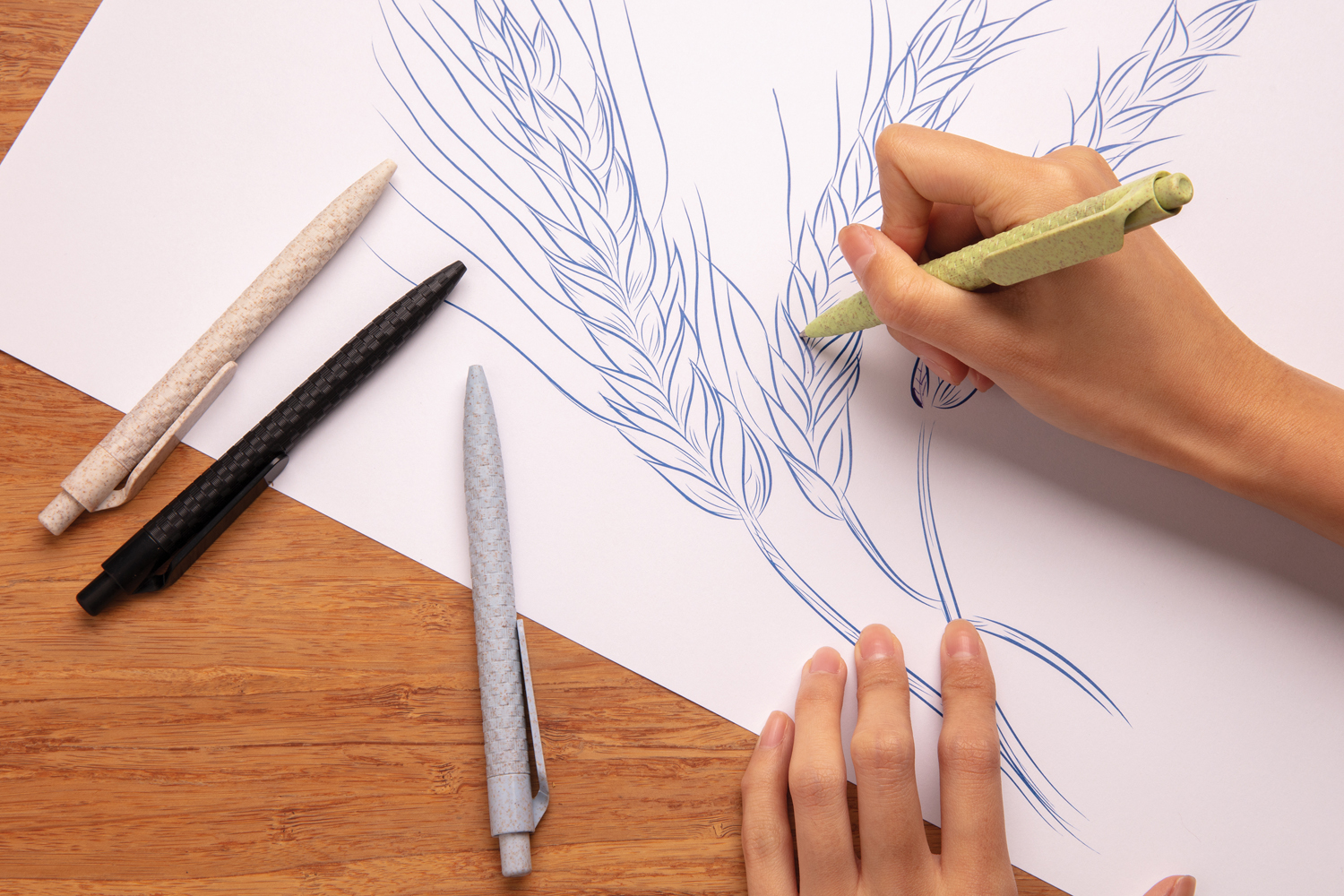 Ручка Wheat Straw-4