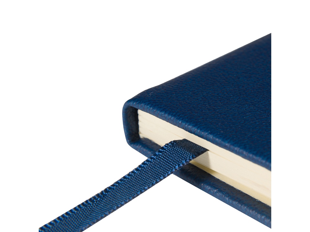 Блокнот А5  City на резинке, темно-синий-5