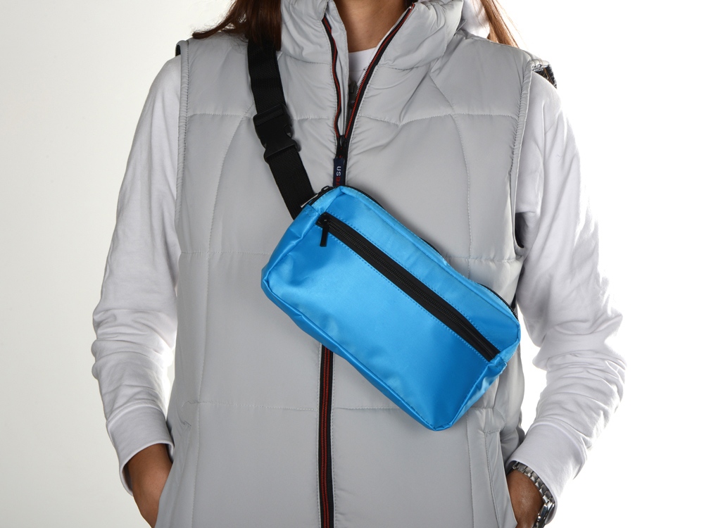 Cумка на пояс Flossy, голубой-6