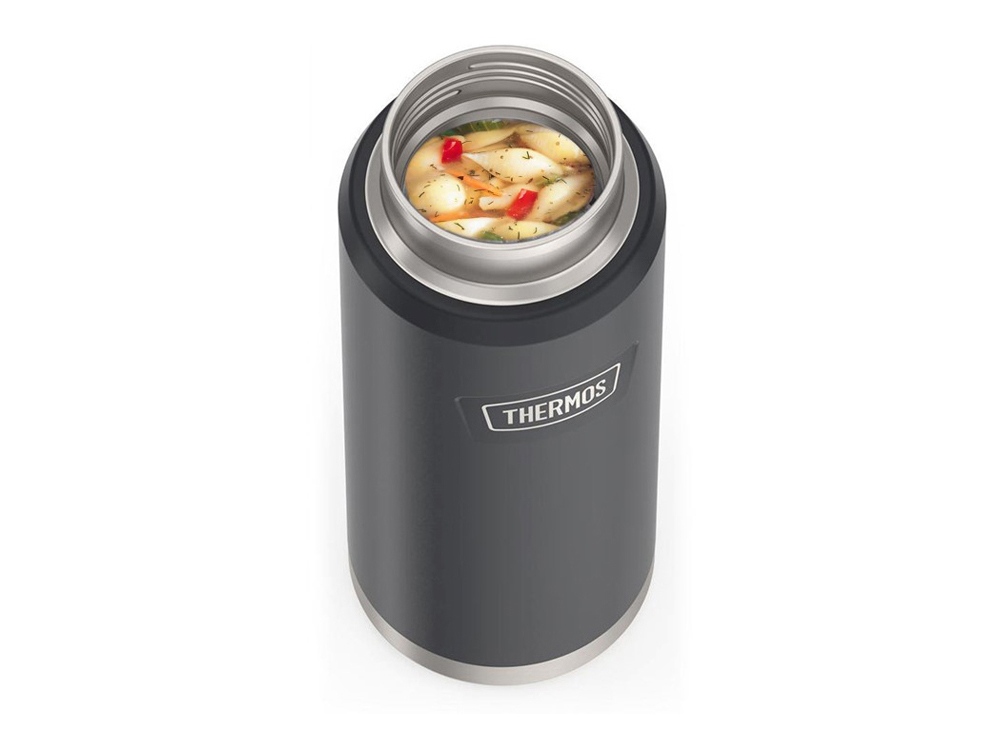 Термос из нерж. стали тм THERMOS IS-212 GT 1.2L, темно-серый-5