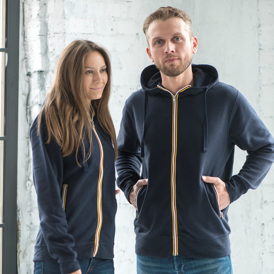 Толстовка мужская с начесом LAS VEGAS MAN 280, темно-синий-5