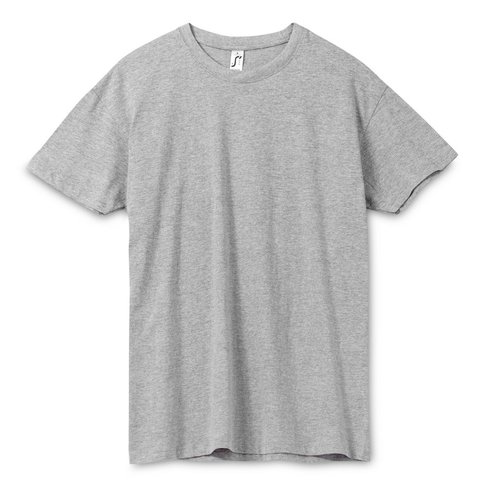 Футболка унисекс Regent 150, серый меланж-0