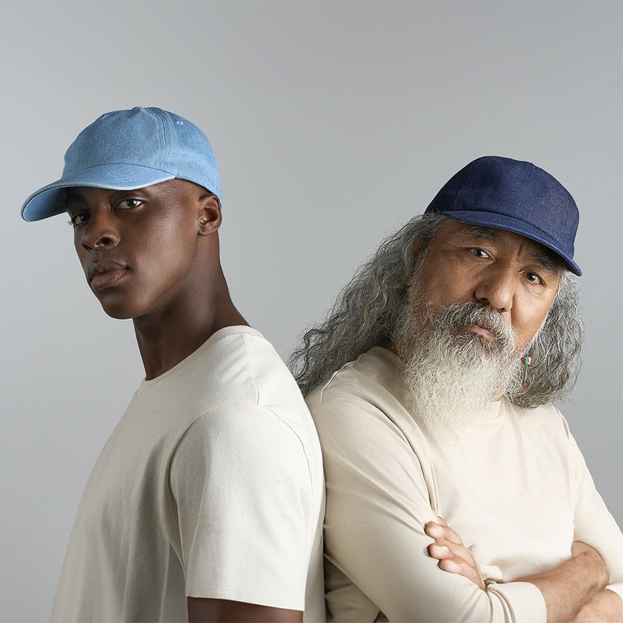 Бейсболка IRAYA, 5 клиньев, металлическая застежка, синий-1