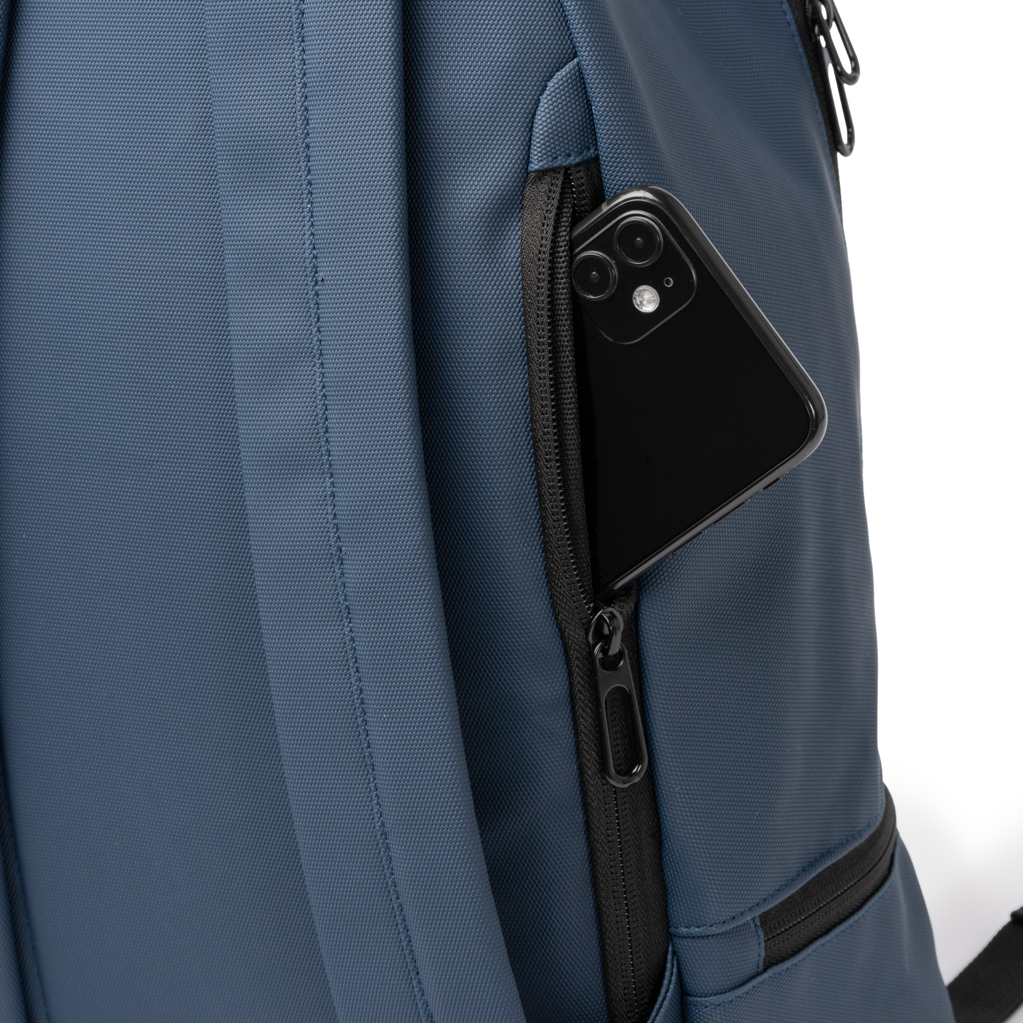 Рюкзак из искусственной кожи DERICK, Морской синий-2