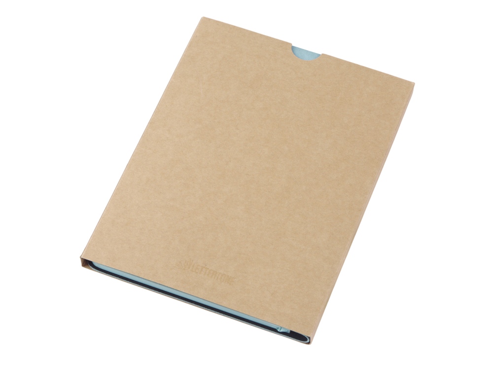 Блокнот А5 Notepeno Max, 96 листов 80 гр/м2 белой FSC бумаги, цвет морской волны-10