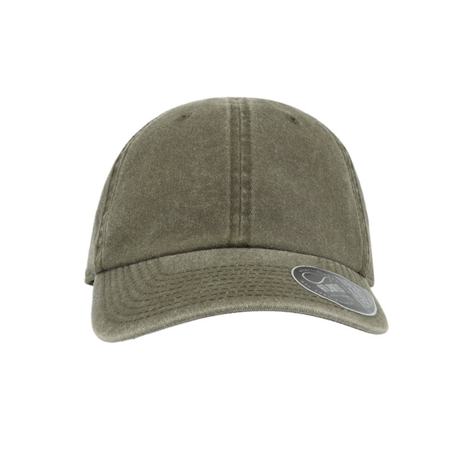 Бейсболка винтажная DIGG, 6 клиньев, металлическая застежка, оливковый-7