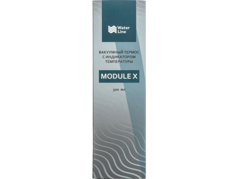 Вакуумный термос Module X с индикатором температуры, 500 мл, черный-9