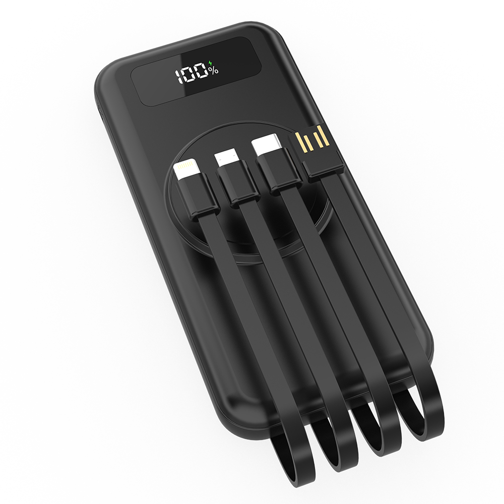 Внешний аккумулятор Authority с беспроводной зарядкой (5W), Черный-7