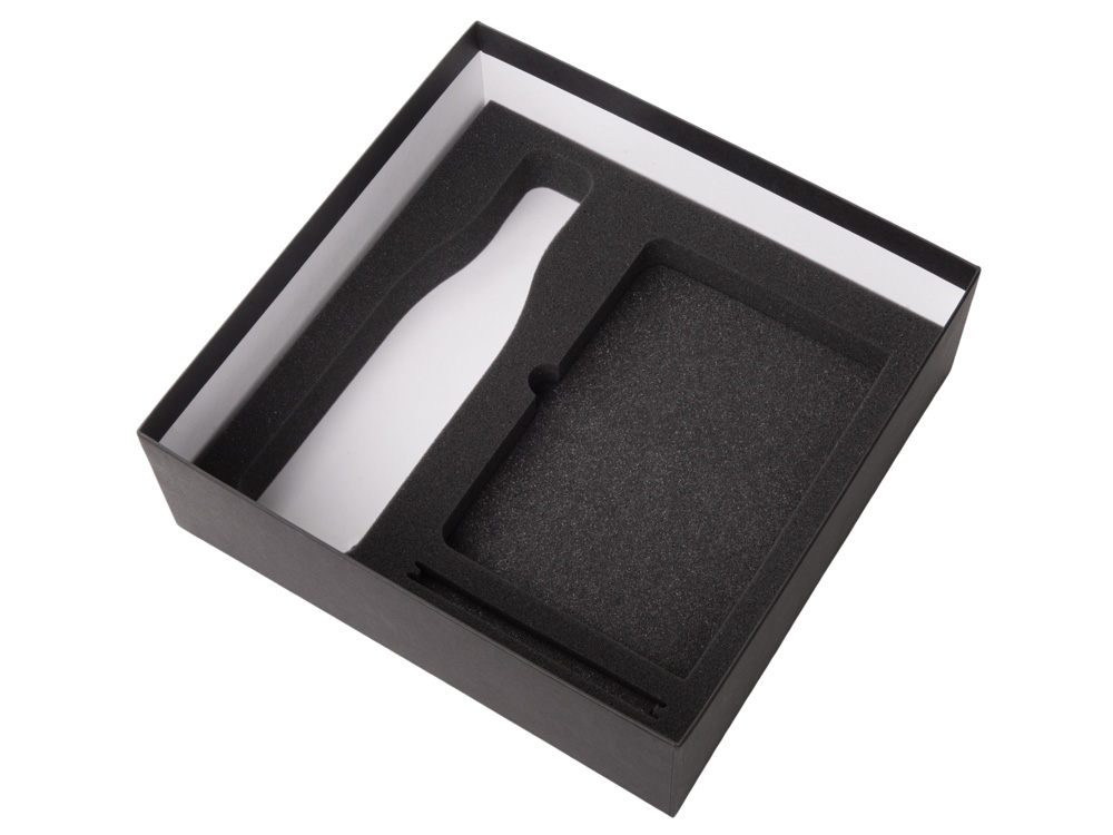 Подарочный набор c блокнотом C3, ручкой и термобутылкой, оранжевый-5