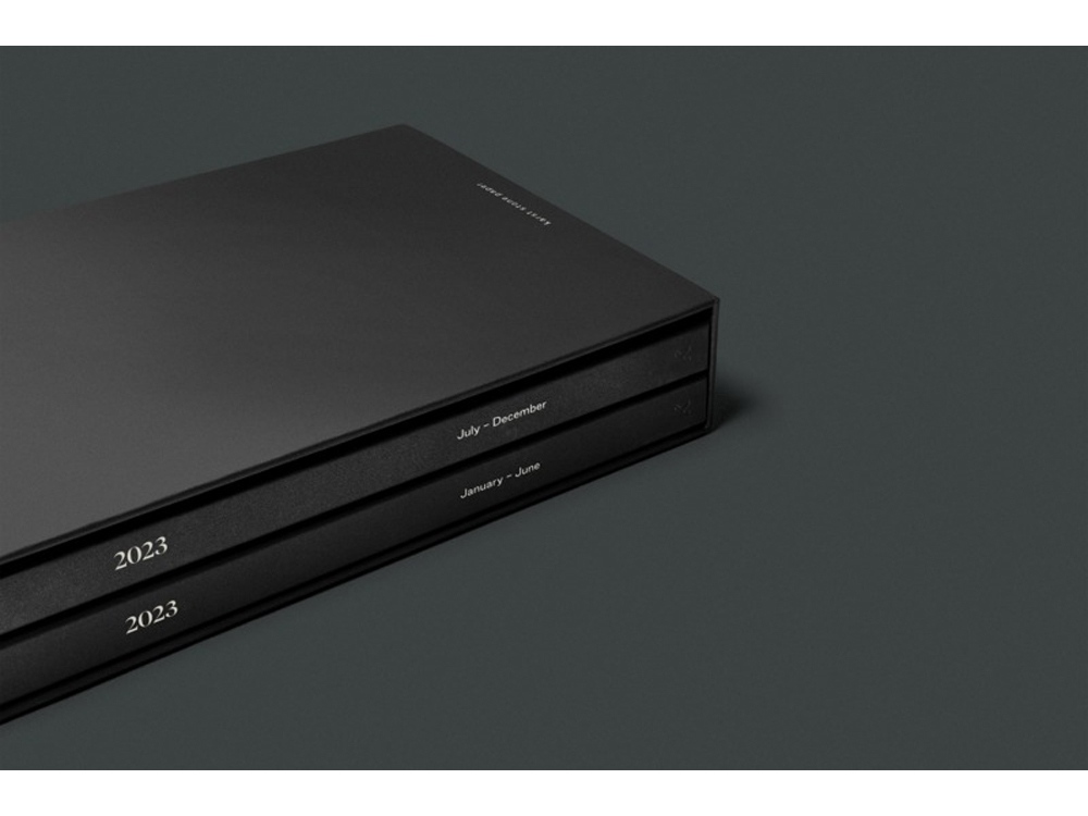 Ежедневник в твердом переплете формата A5 Karst, черный-4