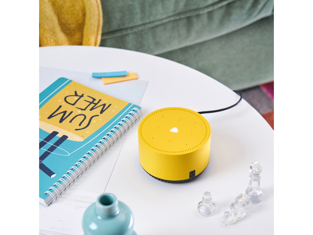 Умная колонка ЯНДЕКС Станция Лайт 5Вт, с Алисой, цвет: лимон (YNDX-00025Y)-2