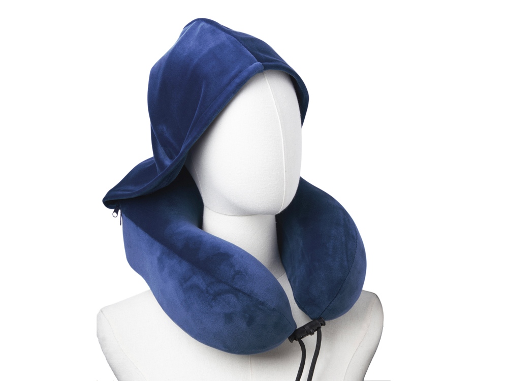 Подушка с эффектом памяти, с капюшоном Dream Hood, синий-5