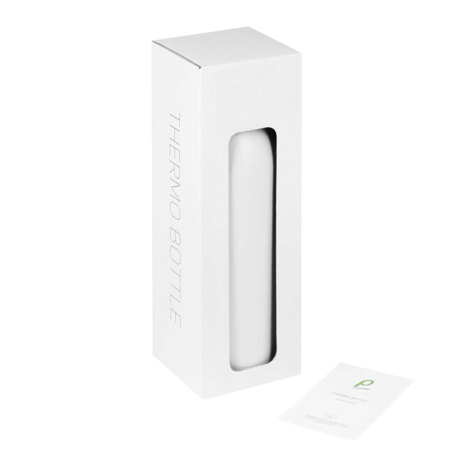 Термобутылка вакуумная герметичная Соренто, белая, зернистое покрытие-8