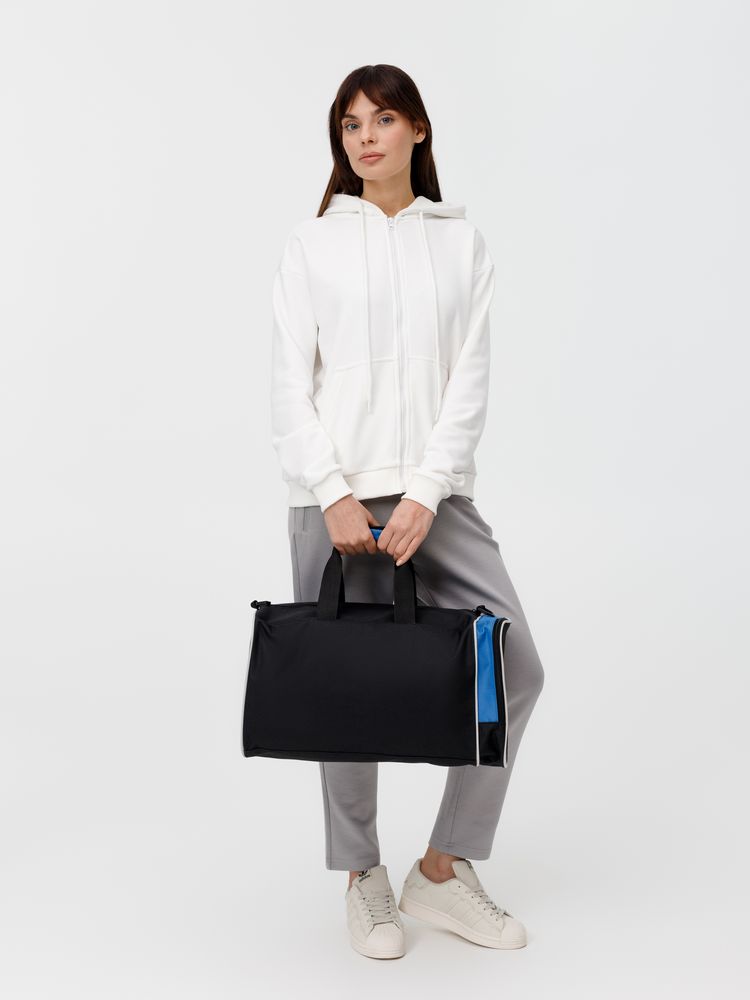 Спортивная сумка Fitnext, черная с синим-4