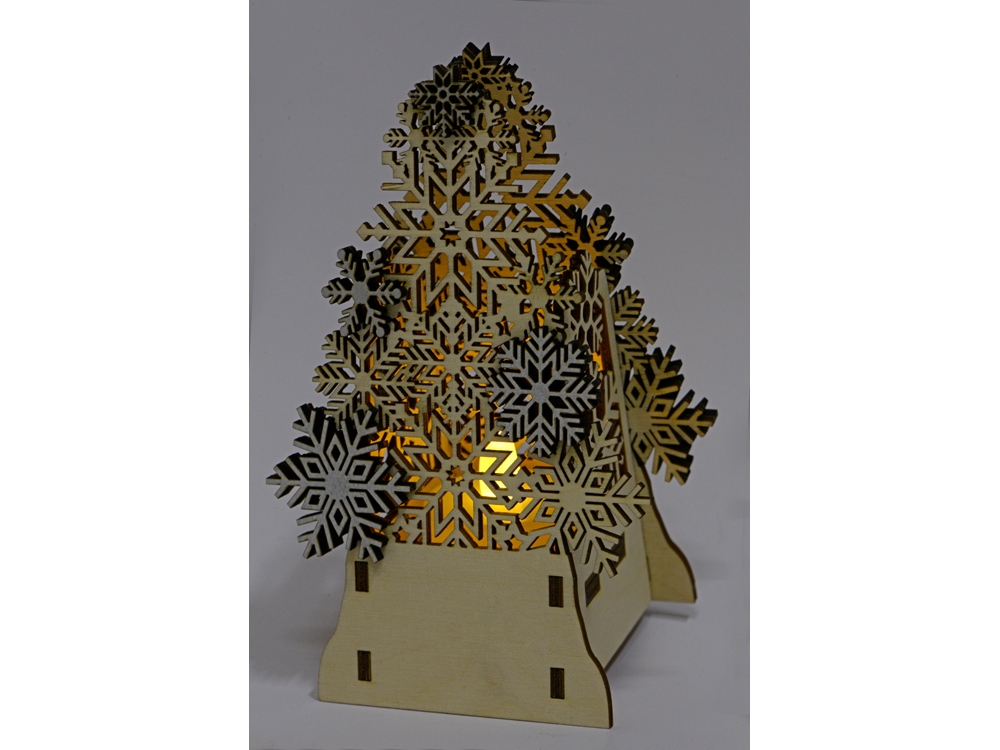 Декоративная фигура Ель с электрической свечой-1