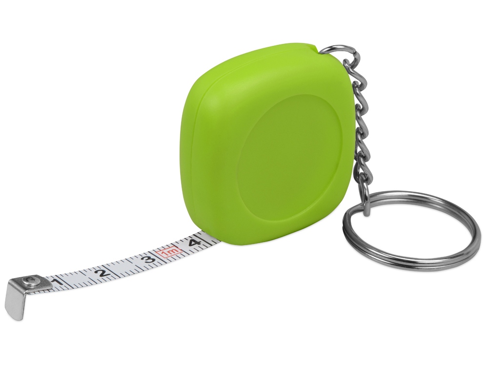 Брелок-рулетка 1м Block, зеленое яблоко-1