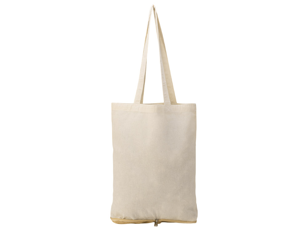 Складная сумка Jute из джута и хлопка, натуральный-3