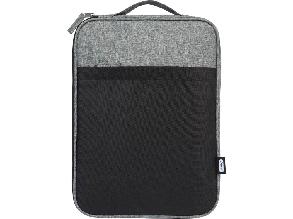 Двухцветный чехол для ноутбука 14 Reclaim объемом 2,5 л, изготовленный из переработанных материалов по стандарту GRS, серый яркий-1