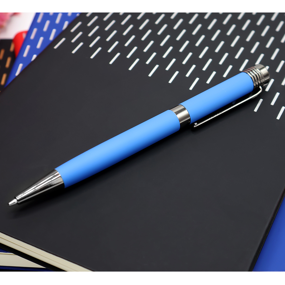 Ручка металлическая Senator, Синий-2