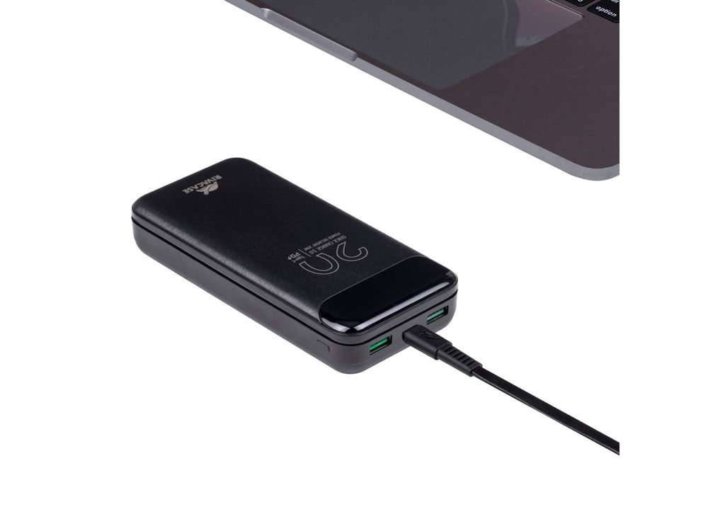 RIVACASE VA2582 (20 000mAh), QC/PD 22.5W внешний аккумулятор с дисплеем, черный /24-9
