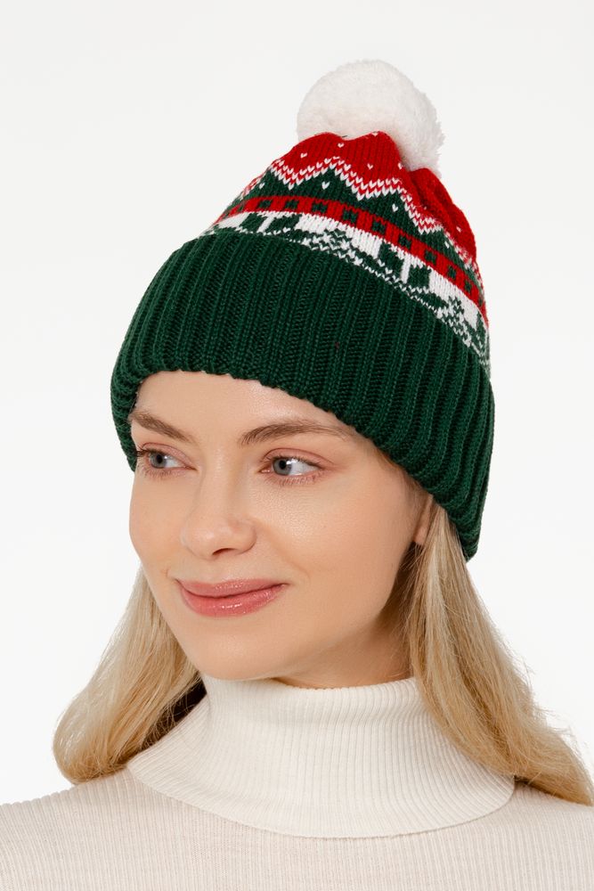 Шапка Joyful на заказ, акрил-7