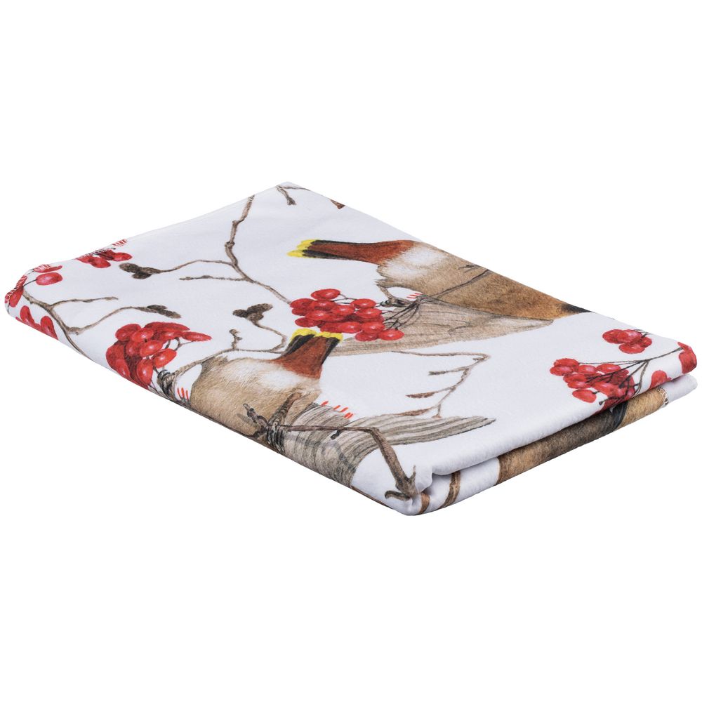 Флисовый плед Winter Bird-2