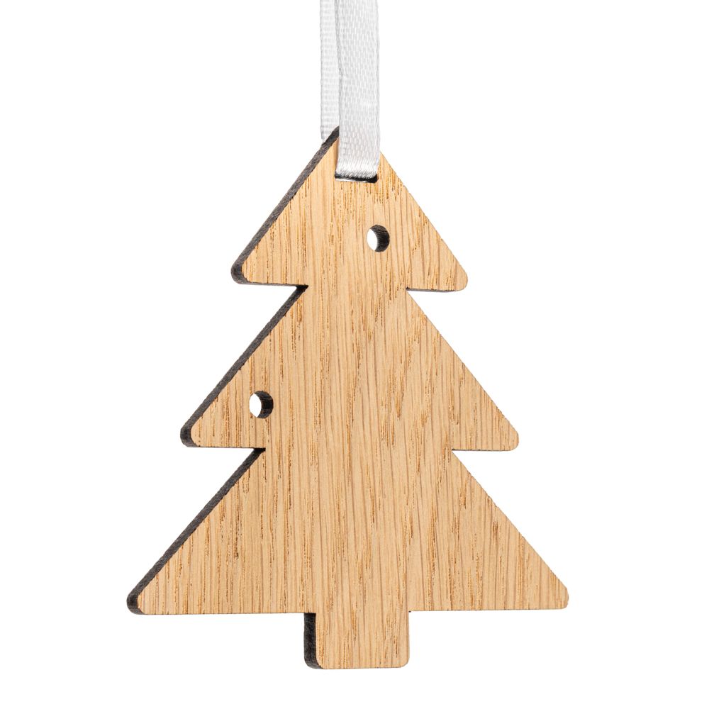 Деревянная подвеска Christmate, елочка-1