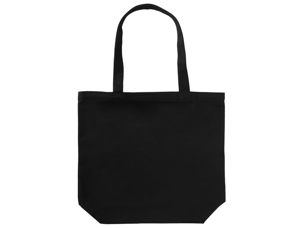 Сумка с широким дном и боками, черный-4