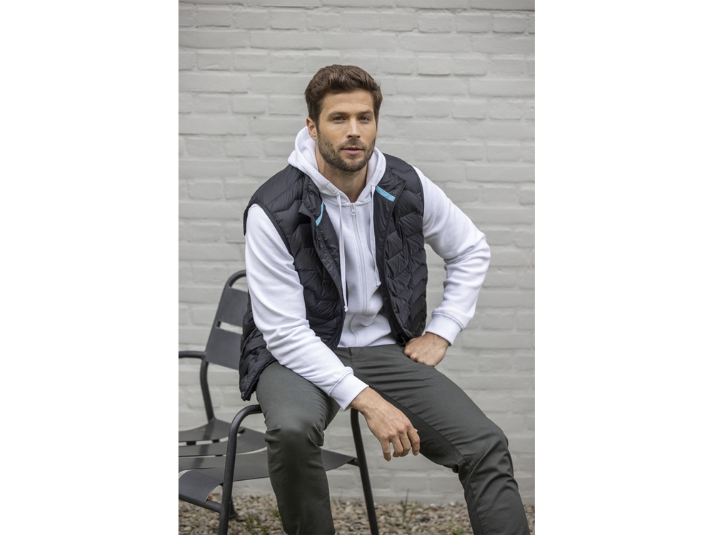 Мужская утепленная телогрейка Epidote из материалов, переработанных по стандарту GRS - Storm grey-7