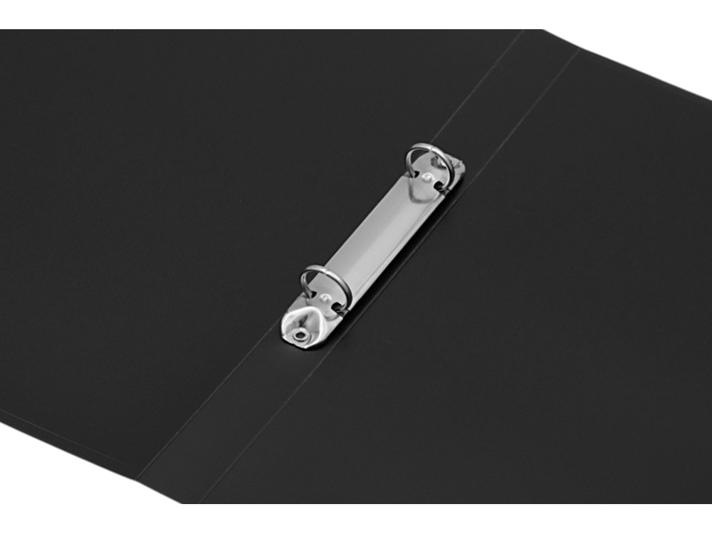 Папка пластиковая с 2 кольцами, черный-4