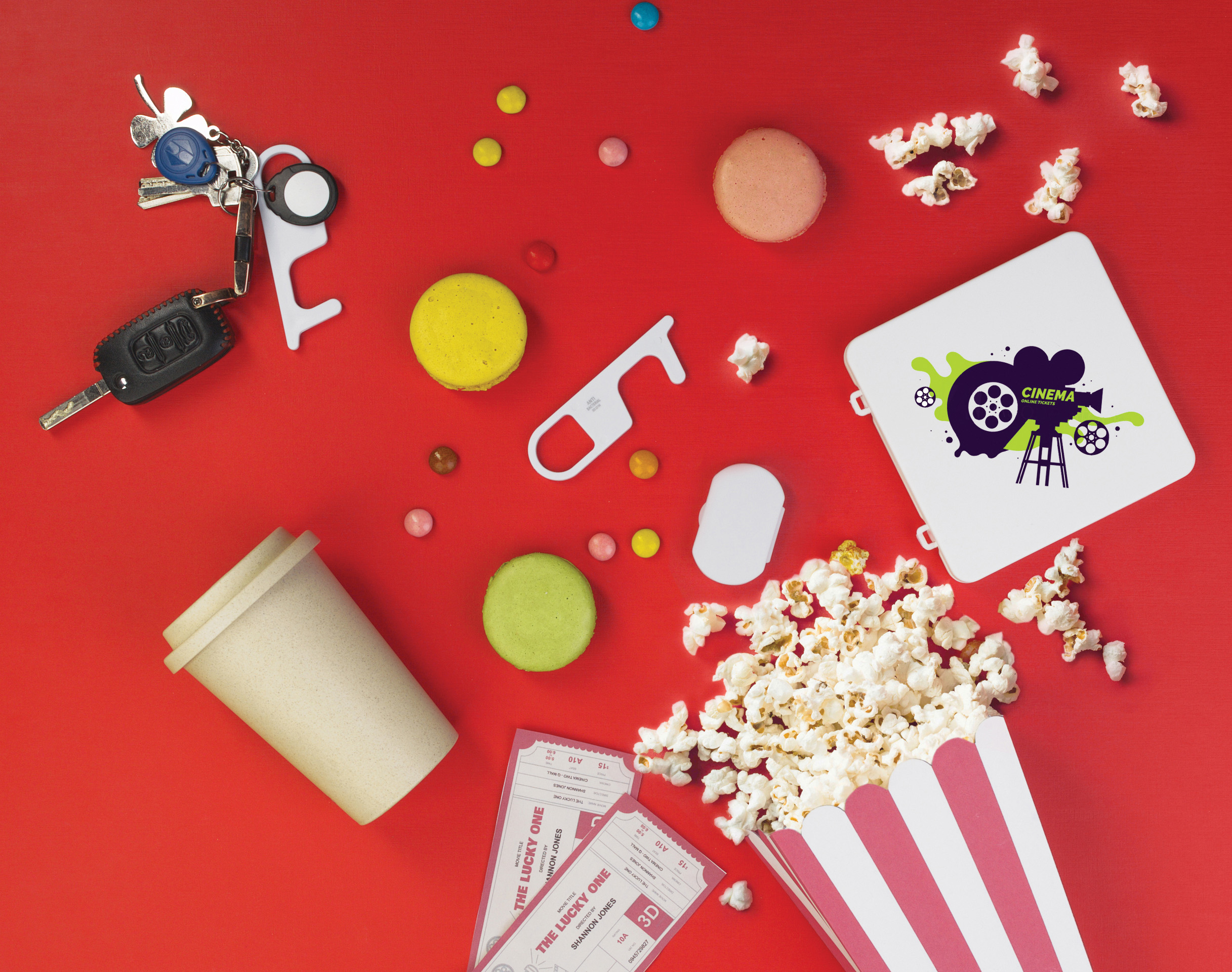 Брелок "Тачер" бесконтактный с антибактериальной защитой-6