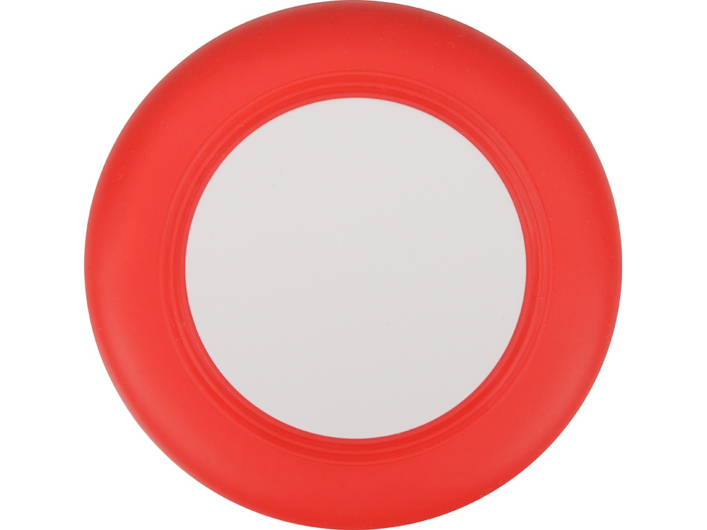 Беспроводное зарядное устройство со встроенным кабелем 2-в-1 Disc, красный-6