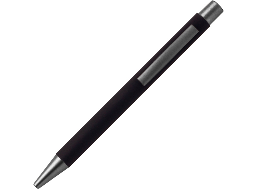 Ручка металлическая шариковая FAMILY MARSEL, soft touch (Чёрный)-1