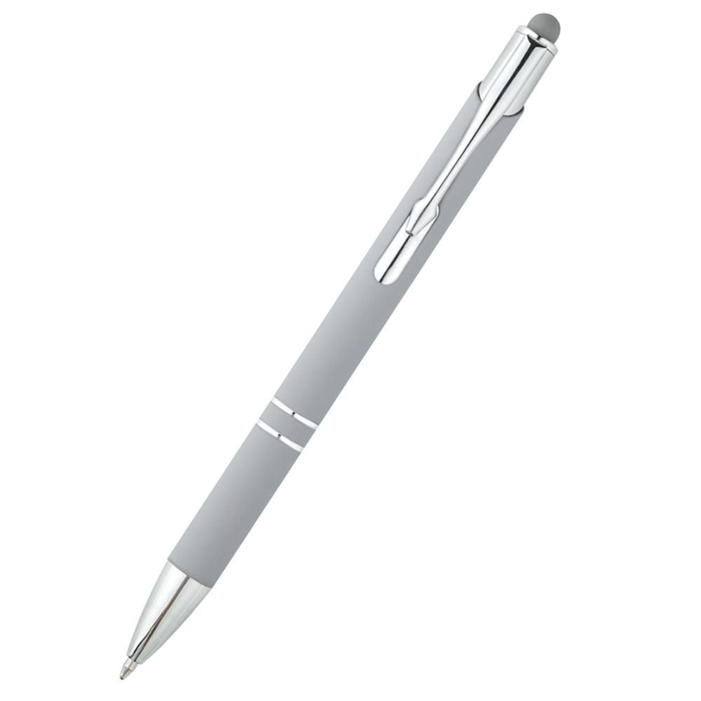 Ручка металлическая Ingrid софт-тач, Серый-1