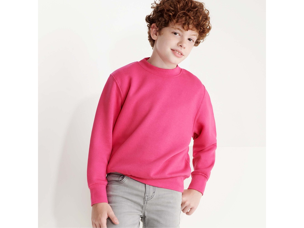 Свитшот с начесом Clasica детский, фуксия-4