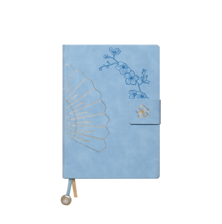 Ежедневник Вертикаль (Vertical) 1/2 недатированный, голубой-0