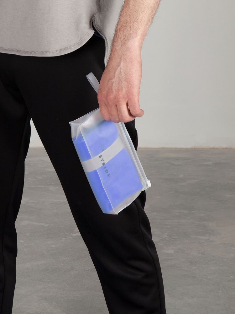 Спортивное полотенце Vigo Small, синее-4