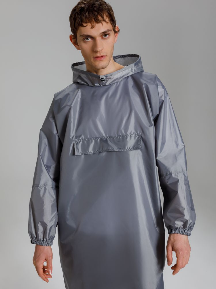 Дождевик-анорак Alatau, серый, единый размер-4